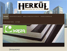 Tablet Screenshot of herkulplywood.com